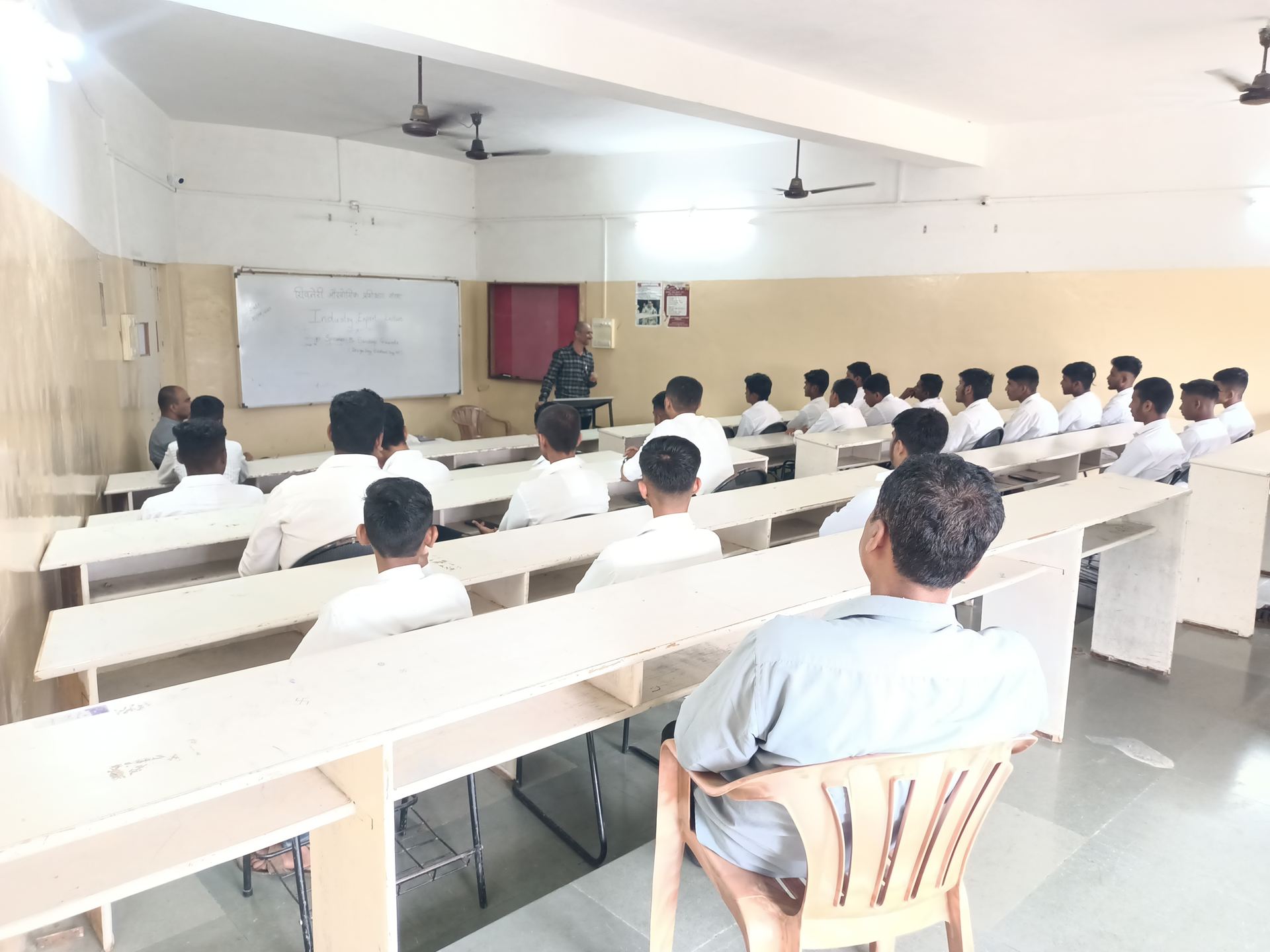 Students in a classroom