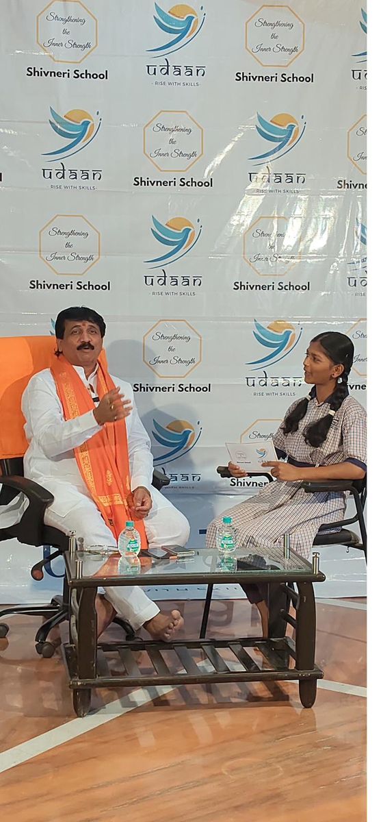 Students during the Udaan governance field study, April 2025
